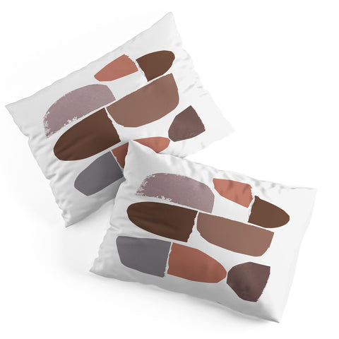 Iris Lehnhardt minimalist collage Pillow Shams