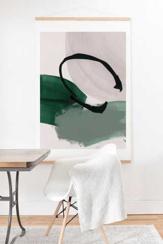 Iris Lehnhardt minimalist painting 01 Art Print And Hanger