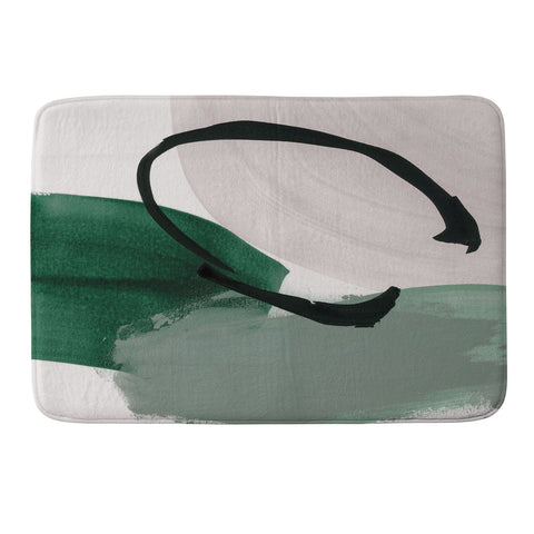 Iris Lehnhardt minimalist painting 01 Memory Foam Bath Mat
