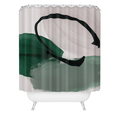 Iris Lehnhardt minimalist painting 01 Shower Curtain
