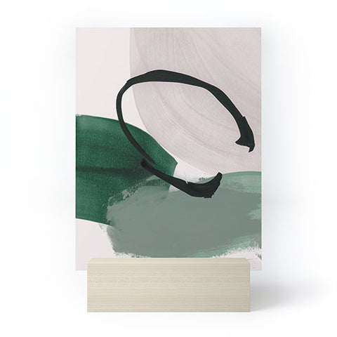 Iris Lehnhardt minimalist painting 01 Mini Art Print