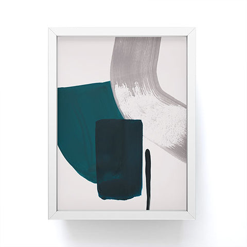 Iris Lehnhardt minimalist painting 02 Framed Mini Art Print