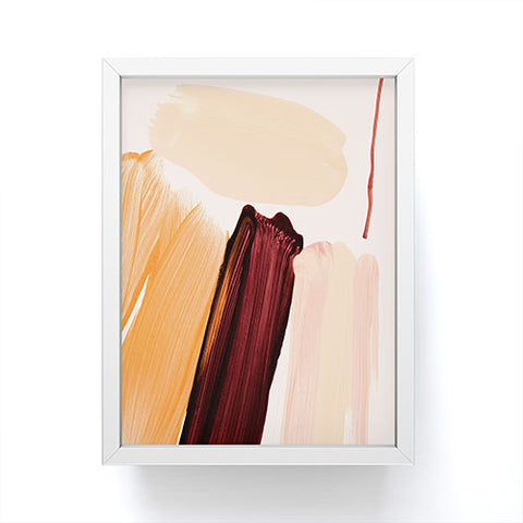 Iris Lehnhardt minimalist painting 04 Framed Mini Art Print