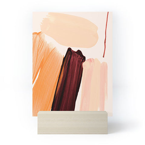 Iris Lehnhardt minimalist painting 04 Mini Art Print