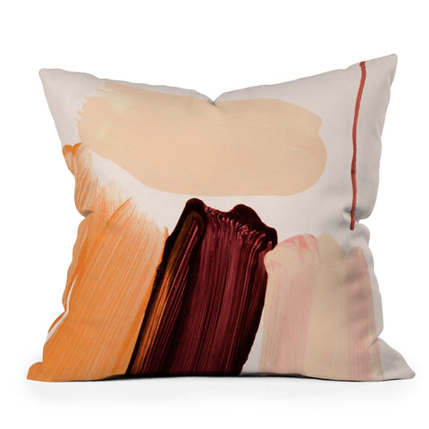 Iris Lehnhardt minimalist painting 04 Throw Pillow
