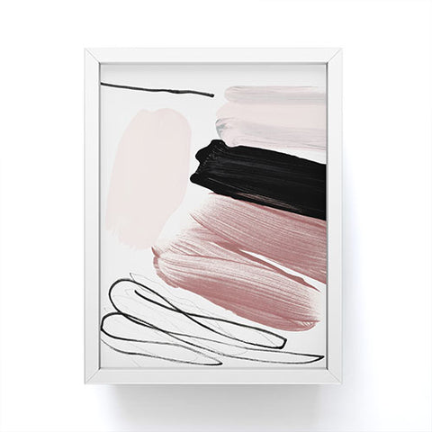 Iris Lehnhardt minimalist painting 061 Framed Mini Art Print