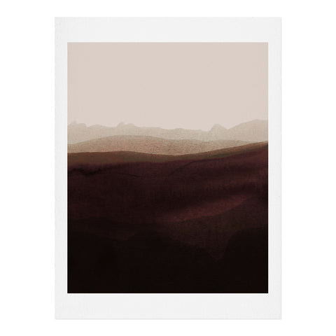 Iris Lehnhardt mountain horizon 31 Art Print