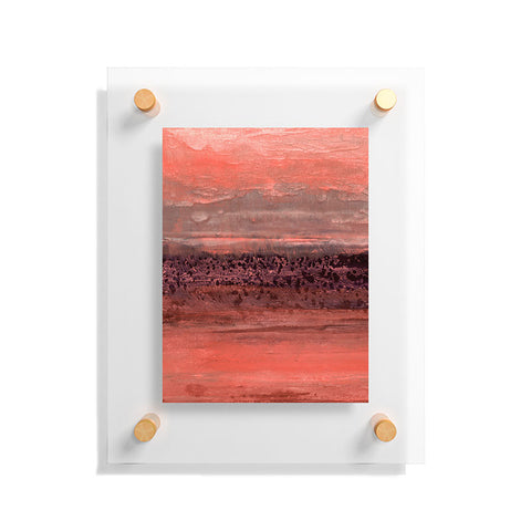 Iris Lehnhardt oceanic sunset Floating Acrylic Print