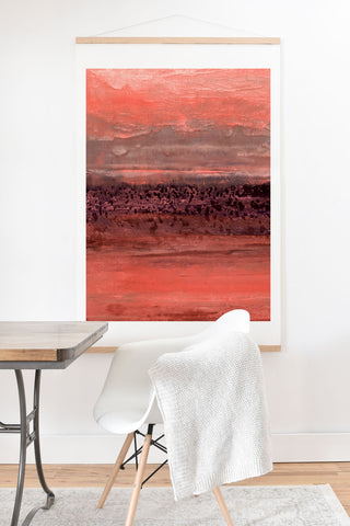 Iris Lehnhardt oceanic sunset Art Print And Hanger