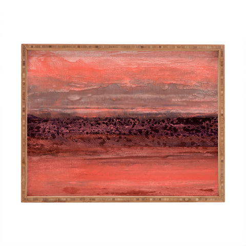 Iris Lehnhardt oceanic sunset Rectangular Tray