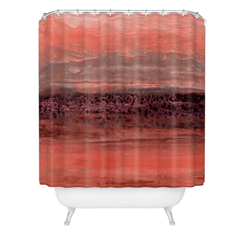 Iris Lehnhardt oceanic sunset Shower Curtain