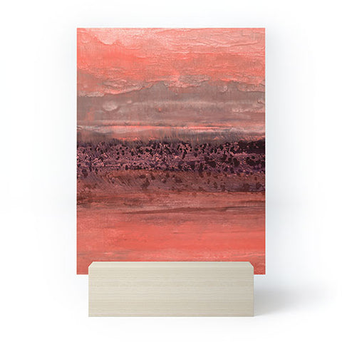 Iris Lehnhardt oceanic sunset Mini Art Print