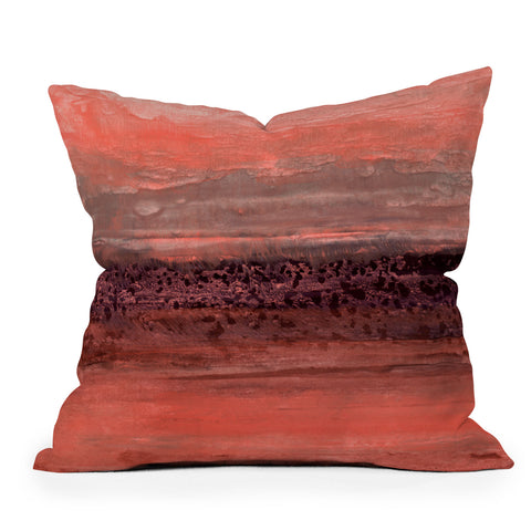 Iris Lehnhardt oceanic sunset Throw Pillow