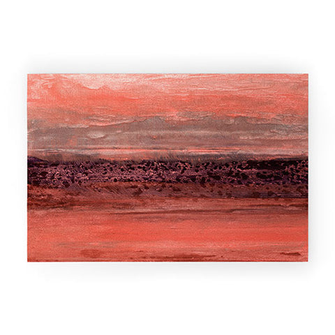 Iris Lehnhardt oceanic sunset Welcome Mat