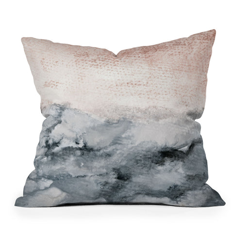 Iris Lehnhardt pastel landscape Throw Pillow