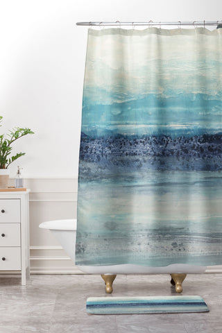 Iris Lehnhardt serenity II Shower Curtain And Mat