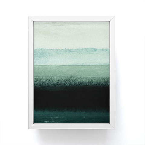 Iris Lehnhardt shades of green Framed Mini Art Print