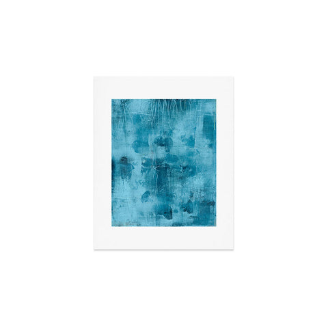 Iris Lehnhardt tex mix blue Art Print