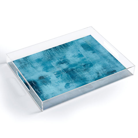 Iris Lehnhardt tex mix blue Acrylic Tray