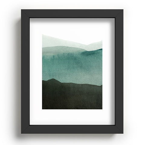 Iris Lehnhardt Valleys deep mountains high Recessed Framing Rectangle