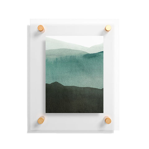 Iris Lehnhardt Valleys deep mountains high Floating Acrylic Print
