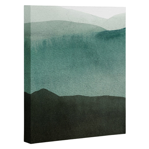 Iris Lehnhardt Valleys deep mountains high Art Canvas