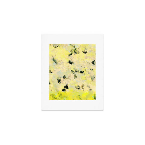 Iris Lehnhardt yellow mellow dots Art Print