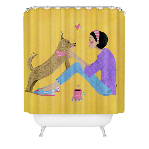 Isa Zapata Always To Shower Curtain