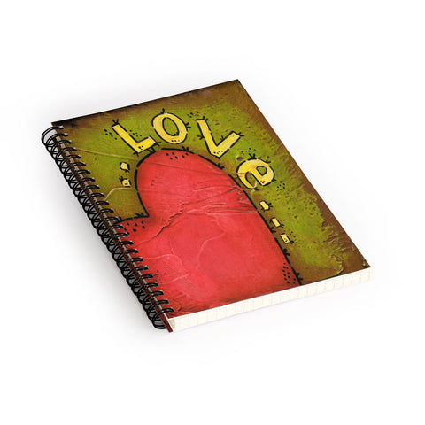 Isa Zapata Amor Spiral Notebook