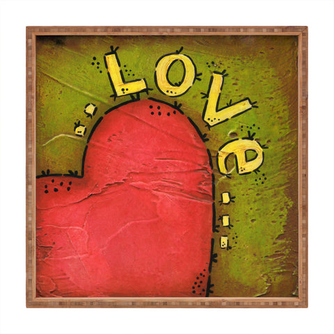 Isa Zapata Amor Square Tray