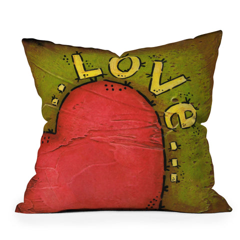 Isa Zapata Amor Throw Pillow