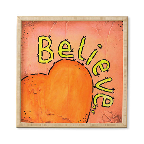 Isa Zapata Believe Framed Wall Art