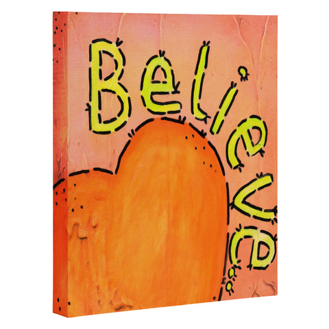 Isa Zapata Believe Art Canvas