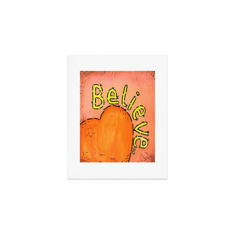 Isa Zapata Believe Art Print