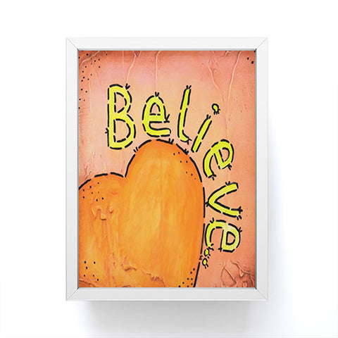 Isa Zapata Believe Framed Mini Art Print
