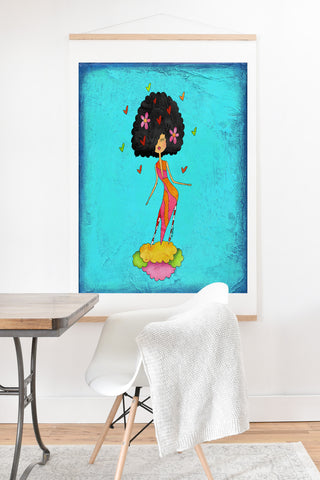 Isa Zapata Boogie Art Print And Hanger