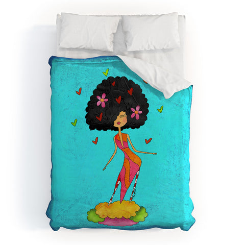 Isa Zapata Boogie Duvet Cover
