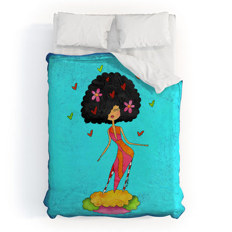 Isa Zapata Boogie Duvet Cover