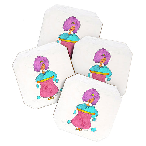 Isa Zapata Burbujas Coaster Set