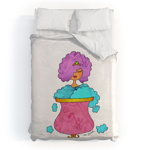 Isa Zapata Burbujas Duvet Cover