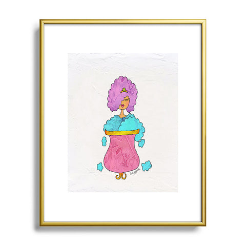 Isa Zapata Burbujas Metal Framed Art Print