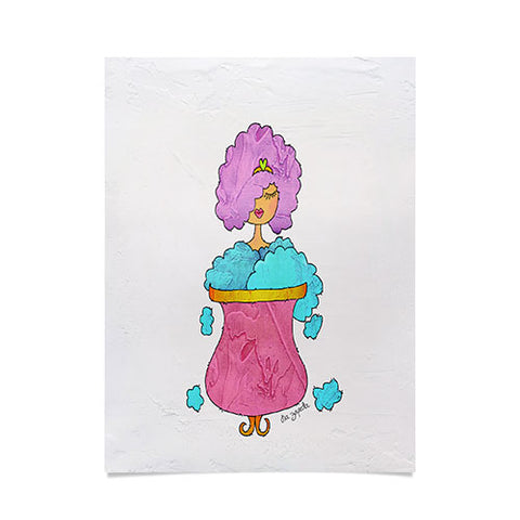 Isa Zapata Burbujas Poster