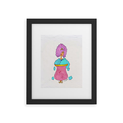 Isa Zapata Burbujas Framed Art Print