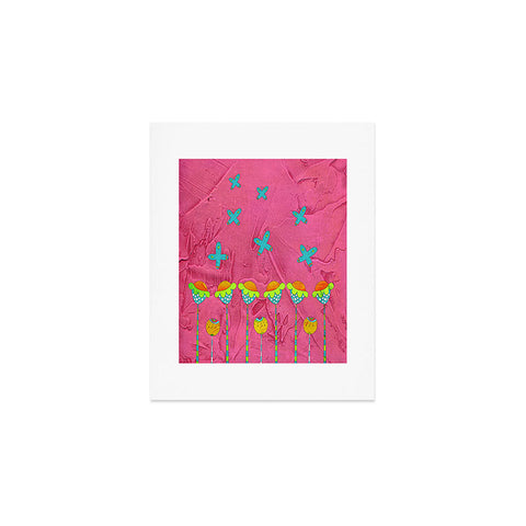 Isa Zapata Butterfly Garden Art Print