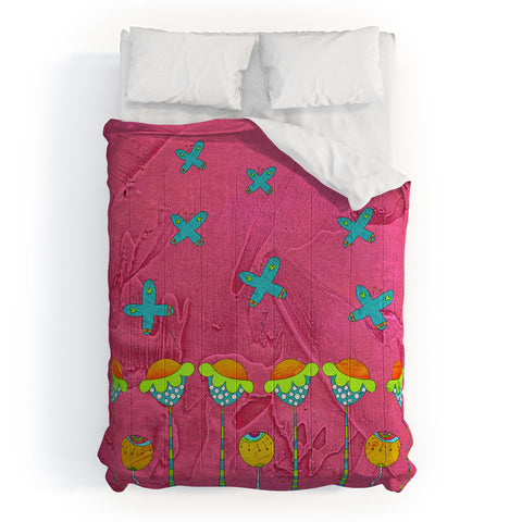Isa Zapata Butterfly Garden Comforter