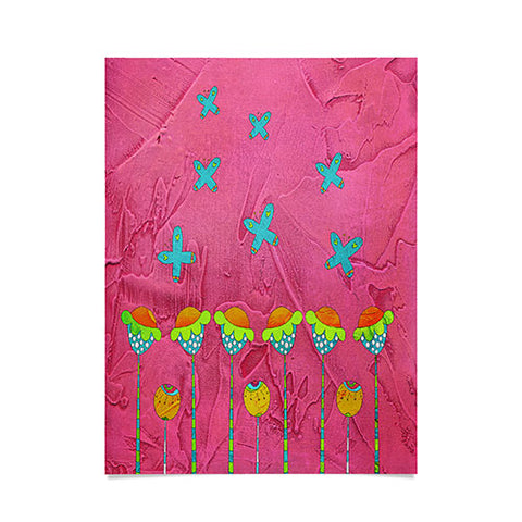 Isa Zapata Butterfly Garden Poster