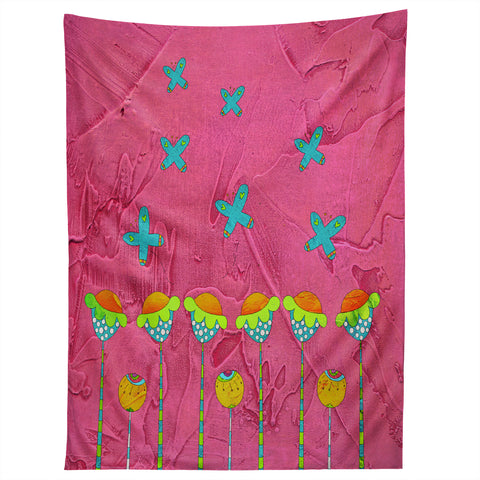 Isa Zapata Butterfly Garden Tapestry