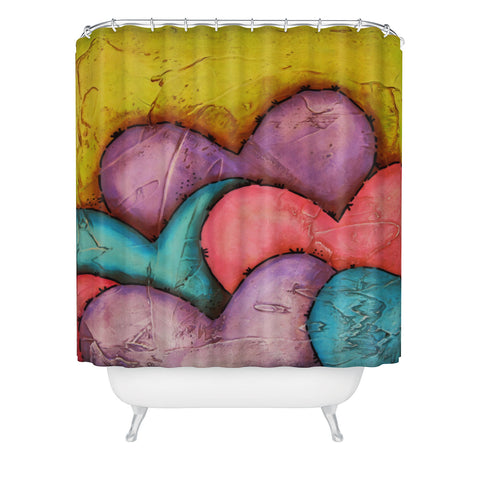 Isa Zapata Cascade Shower Curtain