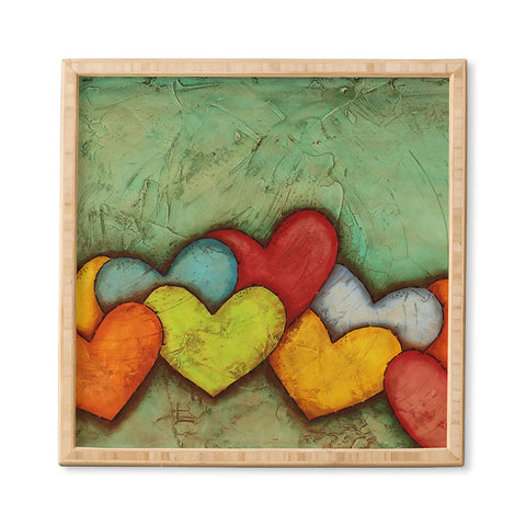 Isa Zapata Chain Of Love Framed Wall Art