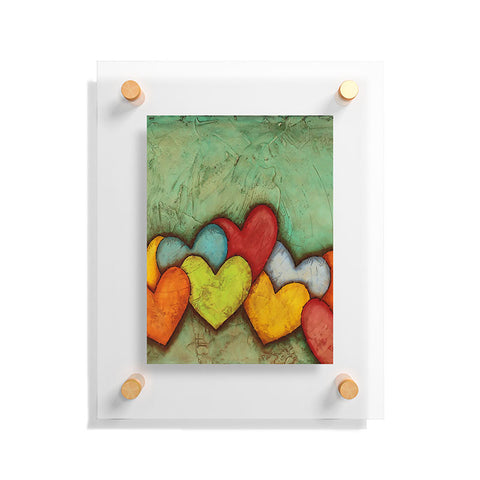Isa Zapata Chain Of Love Floating Acrylic Print